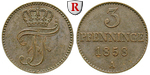 86065 Friedrich Franz II., 3 Pfen...