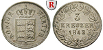 86166 Wilhelm I., 3 Kreuzer