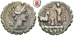 86705 A. Postumius, Denar, serrat...