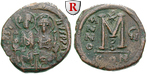 87170 Justin II., Follis