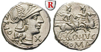 87399 Cn. Lucretius Trio, Denar