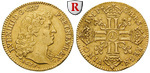 88669 Louis XIV., Louis d`or à l...