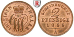 90815 Georg Wilhelm, 2 Pfennig