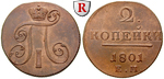92470 Paul I., 2 Kopeken