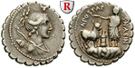 93308 A. Postumius, Denar, serrat...