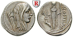 95479 L. Hostilius Saserna, Denar