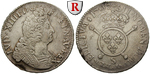96289 Louis XIV., Ecu aux insigne...