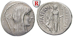 97909 L. Hostilius Saserna, Denar