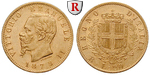 ag10356 Vittorio Emanuele II., 20 L...
