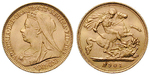 ag10592 Victoria, Half-Sovereign
