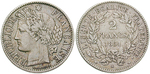 ag10859 II. Republik, 2 Francs