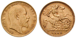 ag19082 Edward VII., Half-Sovereign