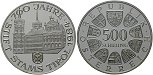 ag19554 2. Republik, 500 Schilling