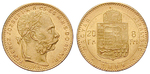 ag9491 Franz Joseph I., 8 Forint