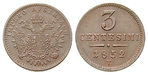 eadt2969 Franz Joseph I., 3 Centesim...