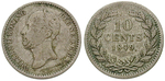 eaus-208 Willem II., 10 Cents