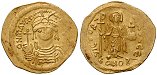 ebyz304 Mauricius Tiberius, Solidus