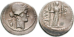 erom10162 P. Clodius, Denar