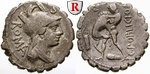 erom5643 C. Poblicius, Denar, serrat...