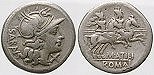 erom7762 M. Atilius Saranus, Denar