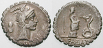 erom9296 L. Roscius Fabatus, Denar, ...