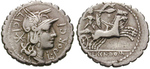 erom9339 L. Porcius Licinus, Denar, ...