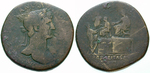 erom9843 Hadrianus, Sesterz