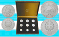 set1091 Republik, 500 Drachmen, 250...