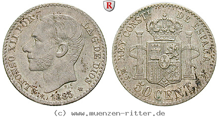 Klicken Sie auf das Bild um es auf Ihrem Rechner zu speichern spanien-alfonso-xii-50-centimos/69547.jpg