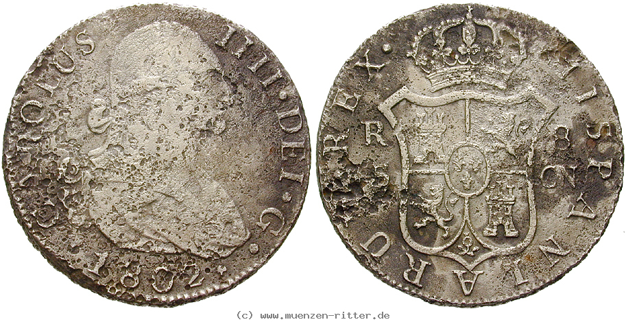 Klicken Sie auf das Bild um es auf Ihrem Rechner zu speichern spanien-carlos-iv-8-reales/ag9374.jpg