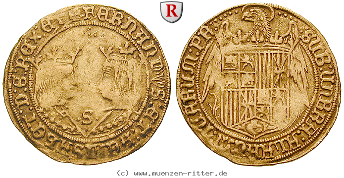 Klicken Sie auf das Bild um es auf Ihrem Rechner zu speichern spanien-ferdinand-v-und-isabella-doppelter-excelente/83982.jpg