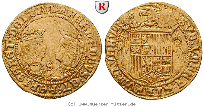 Klicken Sie auf das Bild um es auf Ihrem Rechner zu speichern spanien-ferdinand-v-und-isabella-doppelter-excelente/83985.jpg