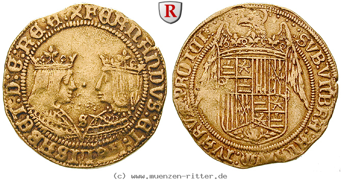 Klicken Sie auf das Bild um es auf Ihrem Rechner zu speichern spanien-ferdinand-v-und-isabella-doppelter-excelente/83987.jpg