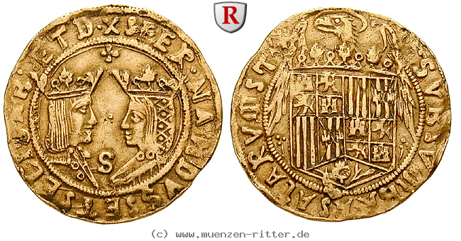 Klicken Sie auf das Bild um es auf Ihrem Rechner zu speichern spanien-ferdinand-v-und-isabella-doppelter-excelente/84321.jpg