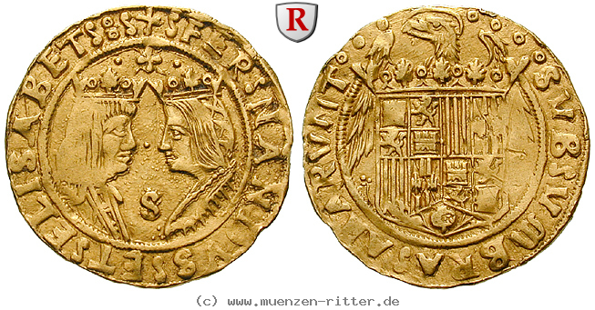Klicken Sie auf das Bild um es auf Ihrem Rechner zu speichern spanien-ferdinand-v-und-isabella-doppelter-excelente/87369.jpg