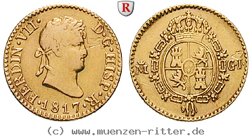 Klicken Sie auf das Bild um es auf Ihrem Rechner zu speichern spanien-ferdinand-vii-1-2-escudo/60736.jpg