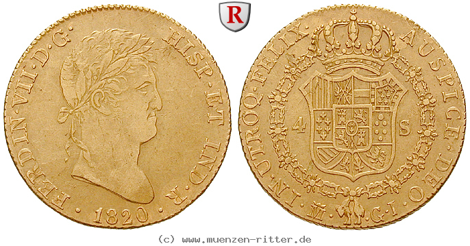 Klicken Sie auf das Bild um es auf Ihrem Rechner zu speichern spanien-ferdinand-vii-4-escudos/24227.jpg