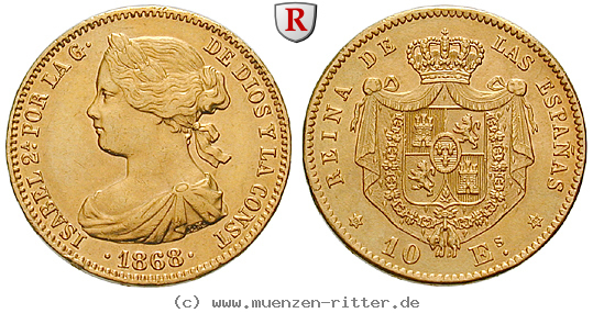 Klicken Sie auf das Bild um es auf Ihrem Rechner zu speichern spanien-isabella-ii-10-escudos/88643.jpg