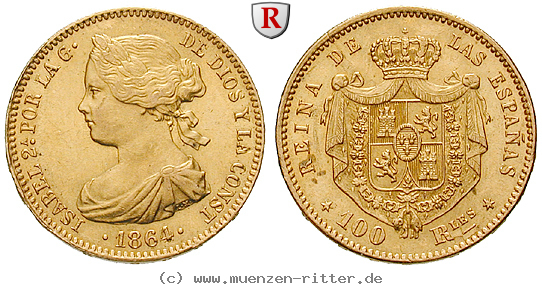 Klicken Sie auf das Bild um es auf Ihrem Rechner zu speichern spanien-isabella-ii-100-reales/52682.jpg