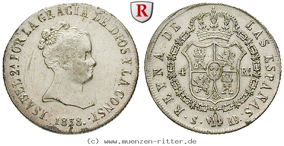 Klicken Sie auf das Bild um es auf Ihrem Rechner zu speichern spanien-isabella-ii-4-reales/31937.jpg