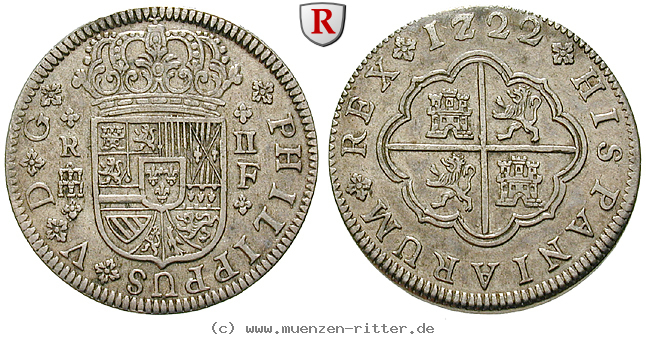 Klicken Sie auf das Bild um es auf Ihrem Rechner zu speichern spanien-philipp-v-2-reales/100634.jpg
