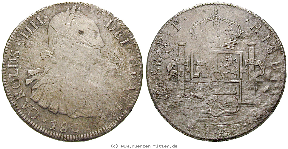 Klicken Sie auf das Bild um es auf Ihrem Rechner zu speichern spanisch-amerika-carlos-iv-8-reales/24249.jpg