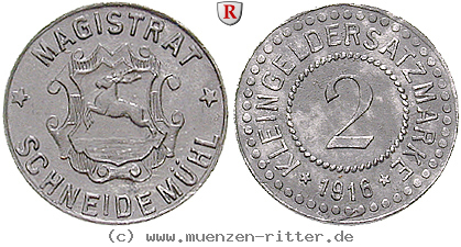 Klicken Sie auf das Bild um es auf Ihrem Rechner zu speichern staedtenotgeld-deutschland-magistrat-schneidemuehl-2-pfennig/10372.jpg