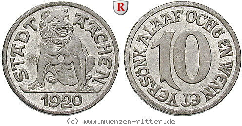 Klicken Sie auf das Bild um es auf Ihrem Rechner zu speichern staedtenotgeld-deutschland-stadt-aachen-10-pfennig/10000.jpg