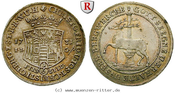 Klicken Sie auf das Bild um es auf Ihrem Rechner zu speichern stolberg-christof-friedrich-und-jost-christian-1-6-taler/31587.jpg