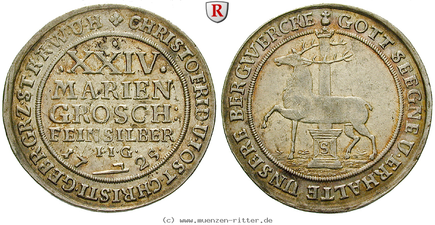 Klicken Sie auf das Bild um es auf Ihrem Rechner zu speichern stolberg-christof-friedrich-und-jost-christian-24-mariengroschen/31586.jpg