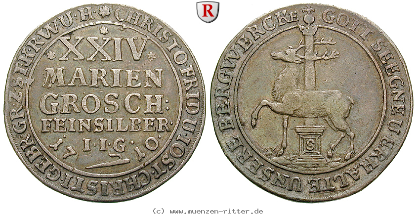 Klicken Sie auf das Bild um es auf Ihrem Rechner zu speichern stolberg-christof-friedrich-und-jost-christian-24-mariengroschen/53527.jpg