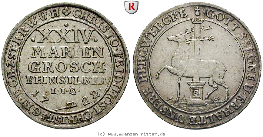 Klicken Sie auf das Bild um es auf Ihrem Rechner zu speichern stolberg-christof-friedrich-und-jost-christian-24-mariengroschen/92929.jpg