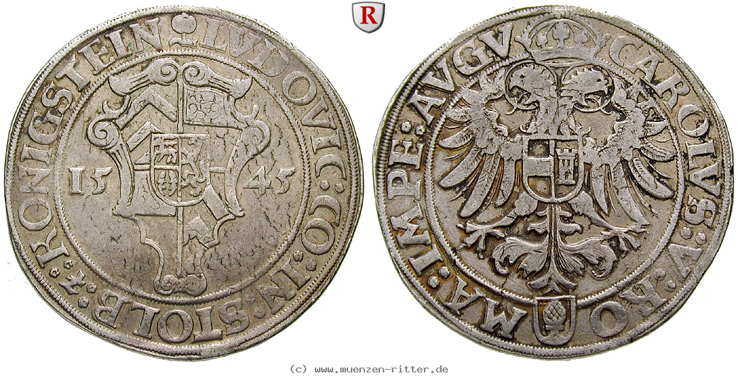 Klicken Sie auf das Bild um es auf Ihrem Rechner zu speichern stolberg-ludwig-ii-von-koenigstein-taler/81471.jpg