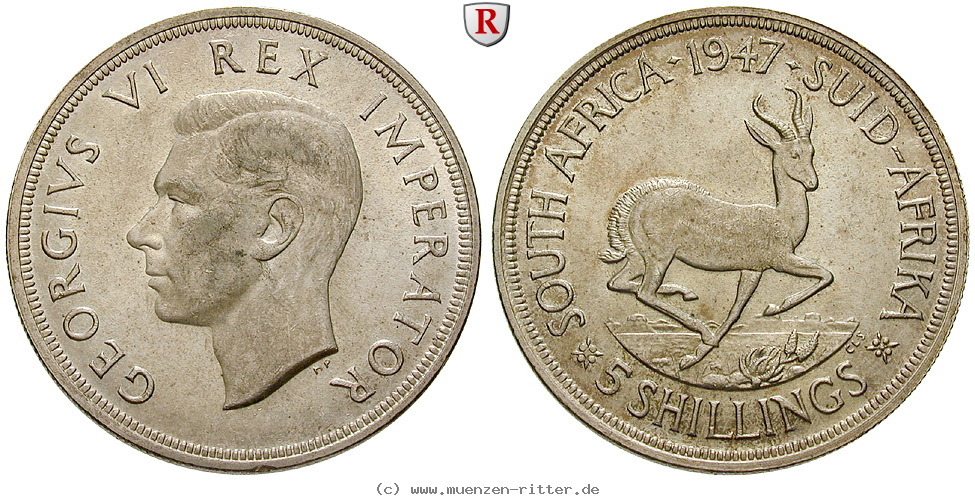 Klicken Sie auf das Bild um es auf Ihrem Rechner zu speichern suedafrika-george-vi-5-shillings/70794.jpg